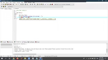Membuat program Menghitung Luas Persegi
