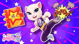 Level 295 - My Talking Angela 2 Cosmic Update - Martial Arts Sticker Book, Talent Show