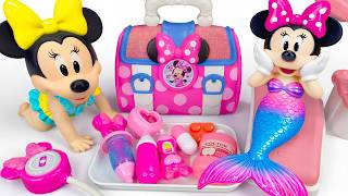 Download lagu Minnie Mouse 2026🎀 Set Unboxing Mermaid Doctor & Medical Playset con Juguetes Disney ASMR