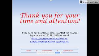 WCPS Finance Video Training Series - Out of District Travel Reimbursement Form