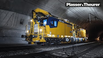 Inside the Ceneri Tunnel: The HTW 100 E³ – Plasser & Theurer | aktuellTV (EN)