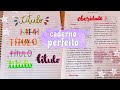 Caderno LINDO e ORGANIZADO - Ideias de TÍTULOS para decorar o caderno | Letícia Costa