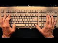 ASMR Vintage Keyboard Sounds