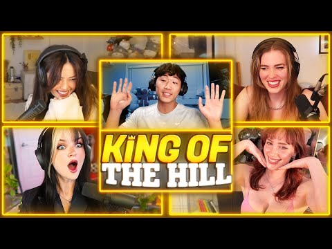 Streamers Rank Men - King of The Hill ft. Valkyrae, QTCinderella, PeachJars, & Morgpie