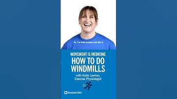 How to do the windmill exercise.