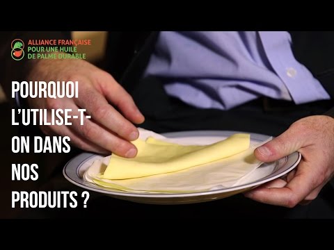 Vidéo: Quels produits utilisent de l'huile de palme non durable ?