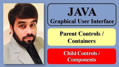 GUI Basics | Java Programming | Components In Java | Parent & Child Controls | CBSE Class XII IP|