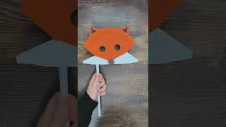 Fuchsmaske basteln 🦊 | DIY für Kinder &amp; Fasching #familienzeit #diy #bastelanleitung