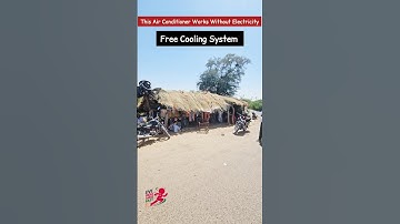 😳 Shocking This Air Conditioner Works Without Electricity | Free Cooling System