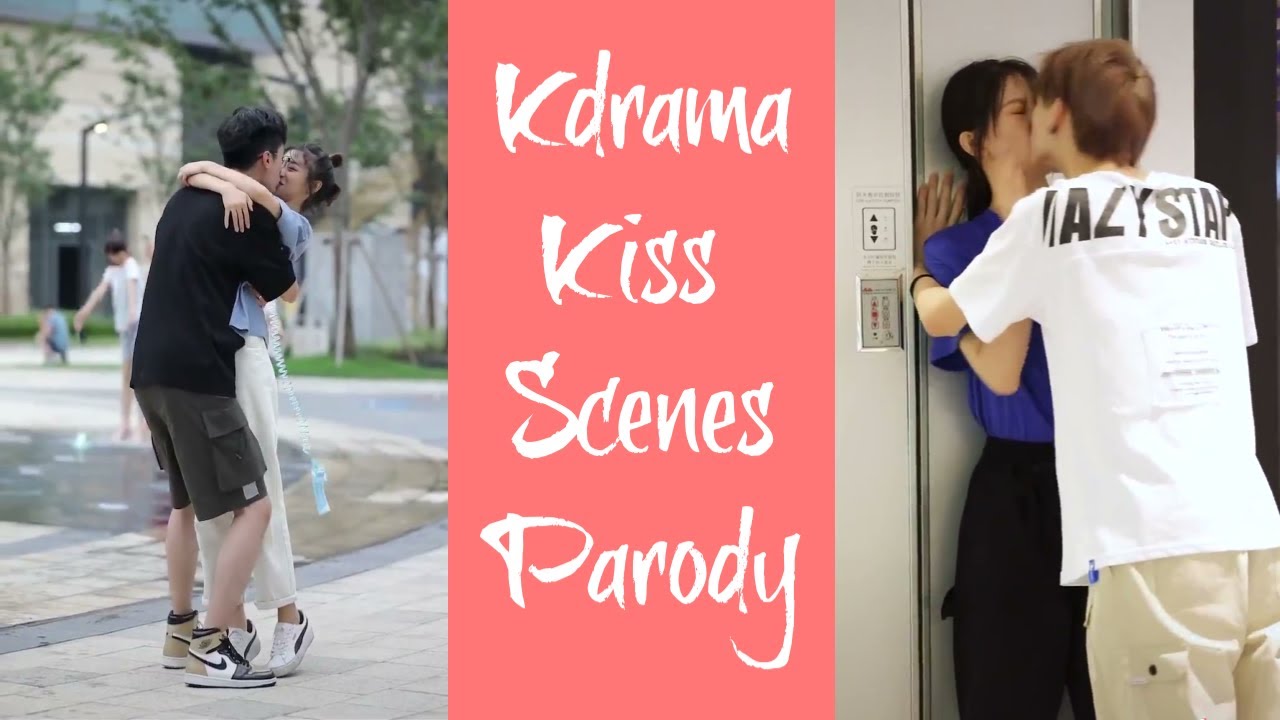 CUTE COUPLE KISSING 7 like Korean drama kiss scene YouTube