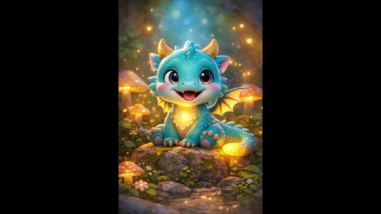 The Little Dragon Who Shined with Light 🐉✨ | Magical 3D Kids Story 