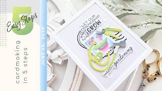 A 5-Step Card for anyone Who Loves Gardening (or Just Paper) | Waffle Flower Green Thumb Release