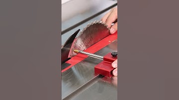 Align your table saw blade and fence to your miter slot with ease with the Simple Set #shorts