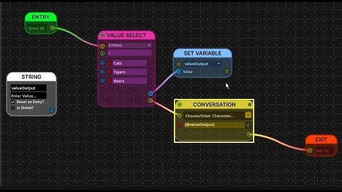 EasyTalk Tutorial: Value Selection Nodes