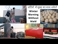 Indian Mom Busy Winter Morning Routine without Maid || Special Til, moongfali Laddu Recipe