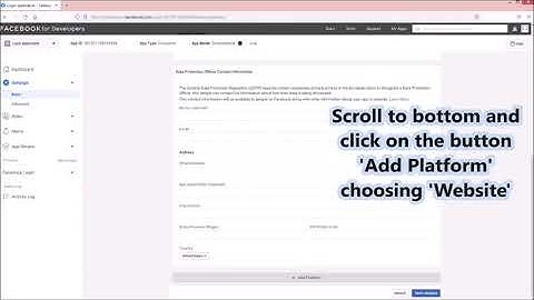 Few  easy steps to create your Facebook App for Joomla