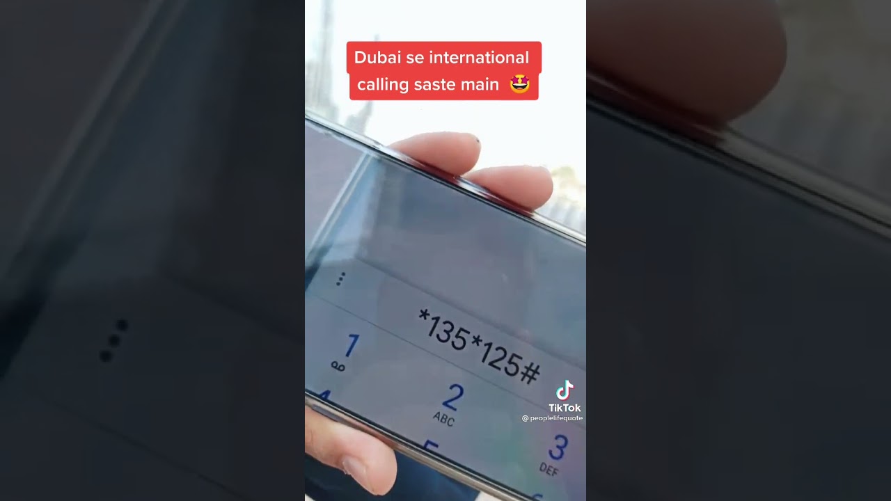 Dubai se india call saste rates me kaise kare