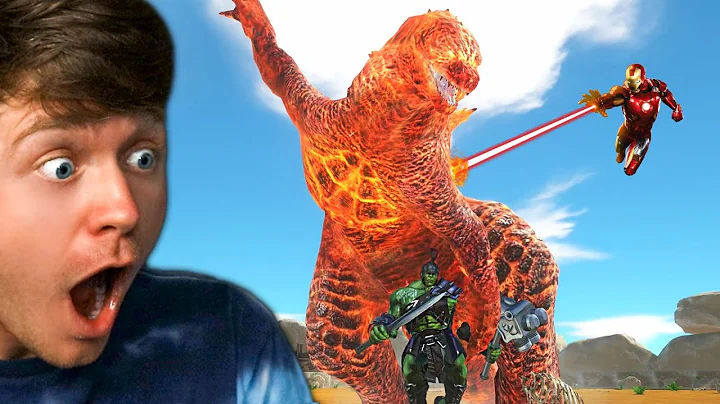 GODZILLA vs SUPERHERO'S in ARBS!