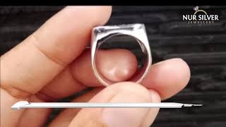 cincin logo material palladium kadar 10%