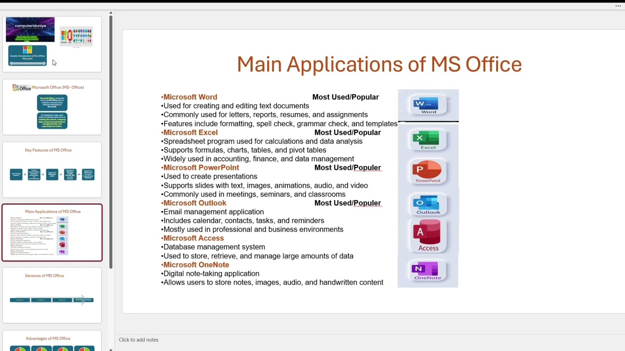 Learn more about Ms-office in an easy way.