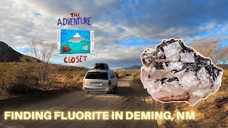 Rockhounding Deming, New Mexico as a couple living in a minivan #fluorite #agate
