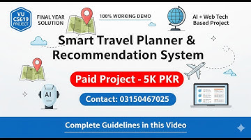 𝐒𝐦𝐚𝐫𝐭 𝐓𝐫𝐚𝐯𝐞𝐥 𝐏𝐥𝐚𝐧𝐧𝐞𝐫 & 𝐑𝐞𝐜𝐨𝐦𝐦𝐞𝐧𝐝𝐚𝐭𝐢𝐨𝐧 𝐒𝐲𝐬𝐭𝐞𝐦 | 𝐂𝐒𝟔𝟏𝟗 𝐕𝐔 𝐏𝐫𝐨𝐣𝐞𝐜𝐭 𝐏𝐫𝐨𝐭𝐨𝐭𝐲𝐩𝐞 𝐒𝐨𝐥𝐮𝐭𝐢𝐨𝐧