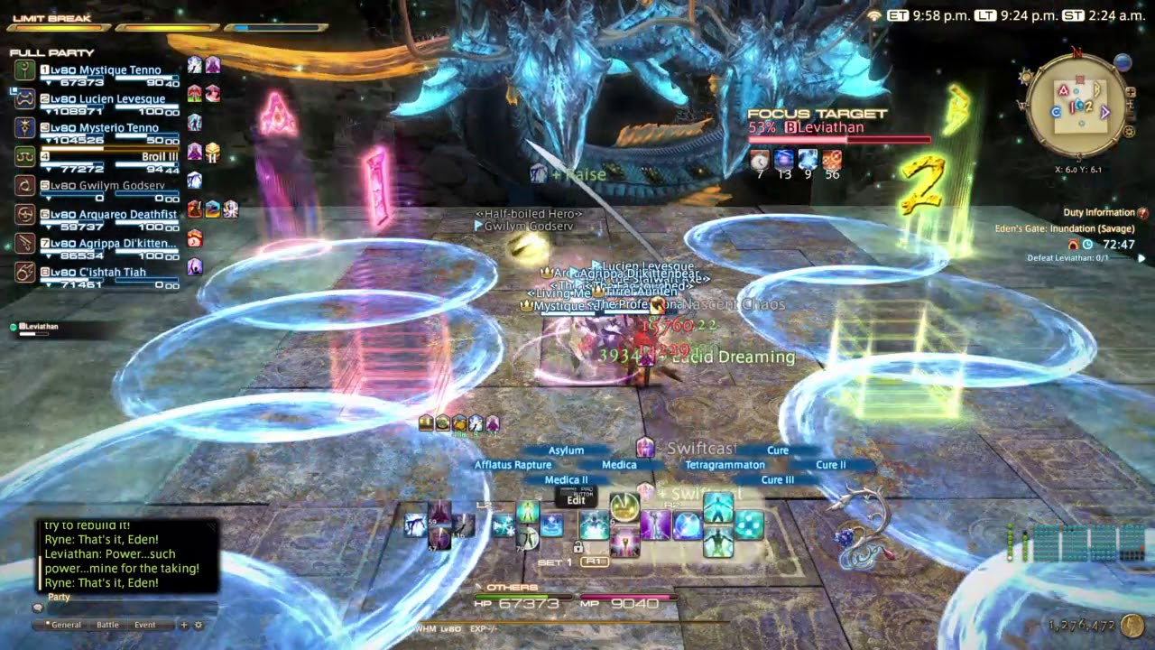 FFXIV E3S Clear healer PoV YouTube