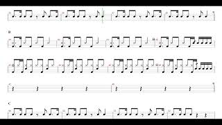 Ariana Grande Problem Drum Score Drum Sheet Music