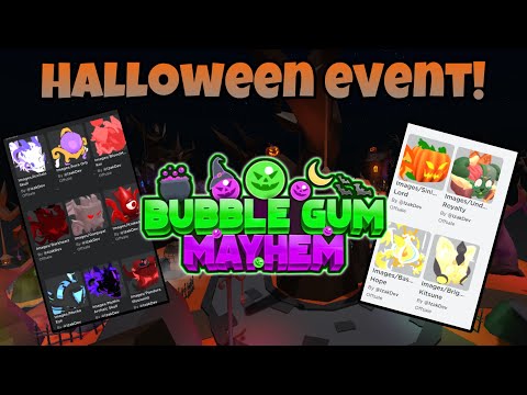 🔴LIVE!🔴 WAITING FOR THE HALLOWEEN EVENT IN BUBBLE GUM MAYHEM! ROBLOX 