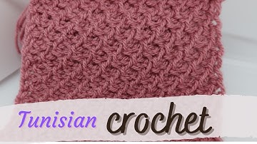 The Tunisian honeycomb stitch - Easy crochet Tunisian honeycomb stitch tutorial