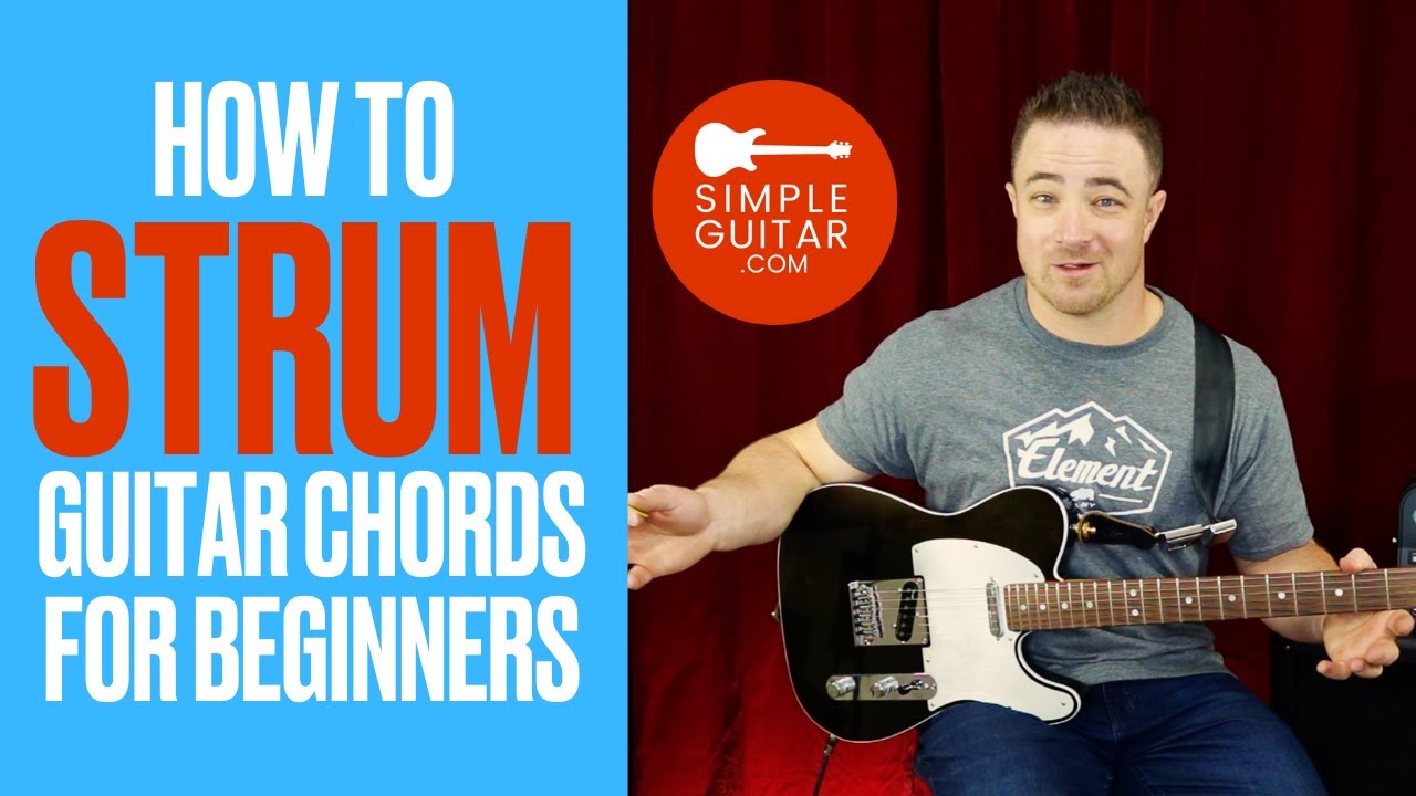 How to Strum Guitar Chords For Beginners YouTube