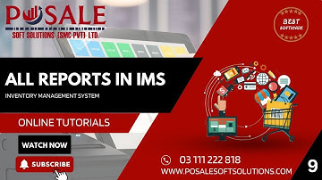 How To Manage TUTORIALS, POSALE EASY IMS, All Reports IMS #pos #invetory #software