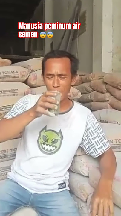 Manusia peminum air semen, Minum kopi itu biasa, yang luar biasa itu minum air semen