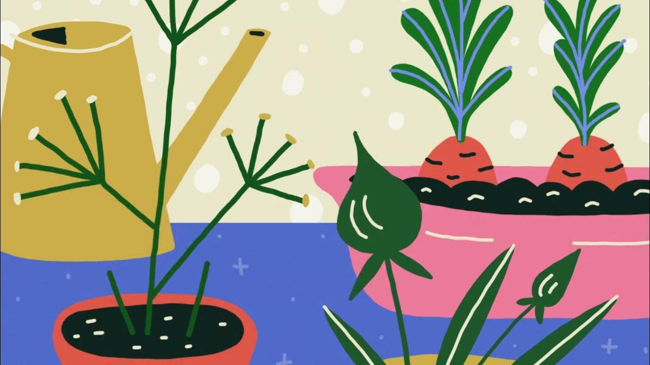 Рисование огород на окне