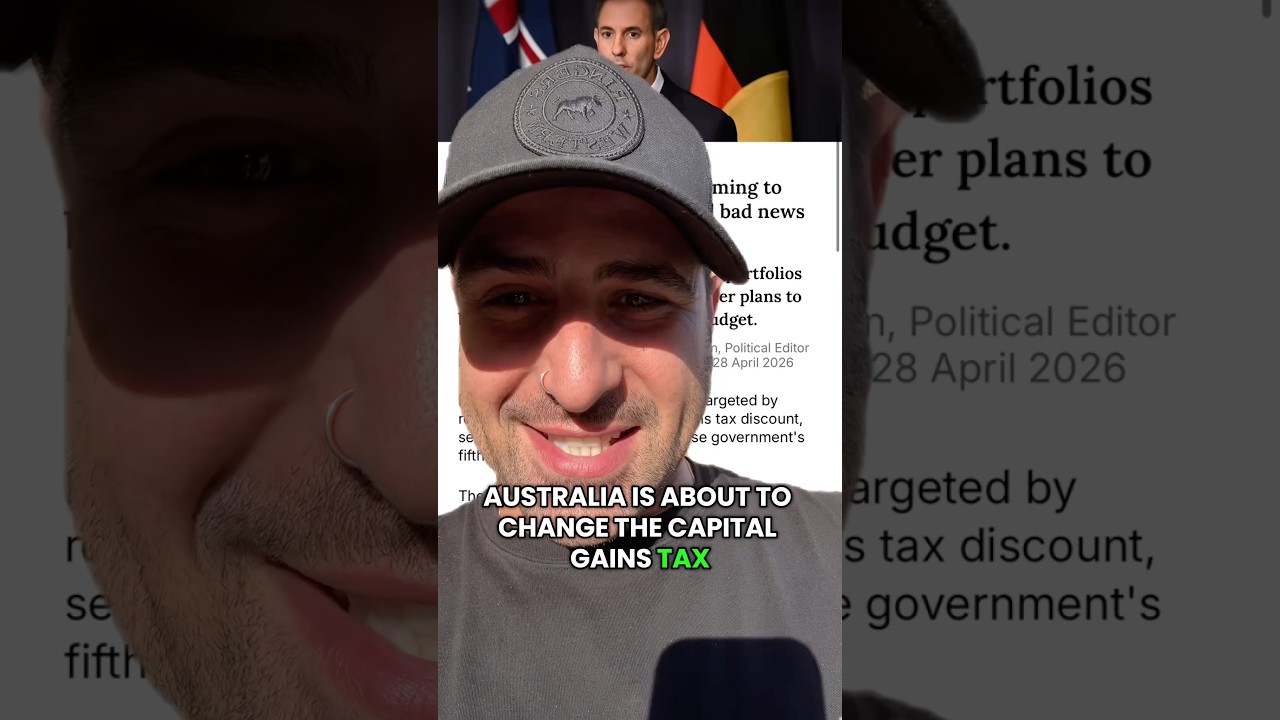 The 50% Tax Discount Is Dead #australia #crypto #stocks 💀 #shorts