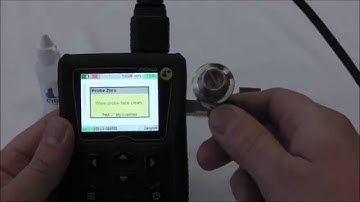 Zeroing a Twin Crystal Probe for a Cygnus Ultrasonic Thickness Gauge