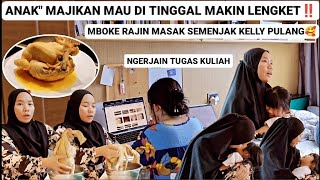 ANAK' MAJIKAN MAU DI TINGGAL MALAH MAKIN LENGKET‼️MBOKE RAJIN MASAK SEMENJAK KELLY DI RUMAH‼️