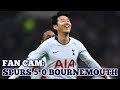 FAN CAM: Tottenham 5-0 Bournemouth: Eriksen, Heung-Min Son 손흥민 孫興慜, Lucas Lukas Mowɾɐ, Kane 26/12/18