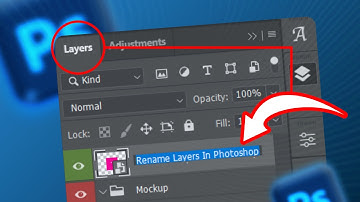 How to Rename Layers in Photoshop