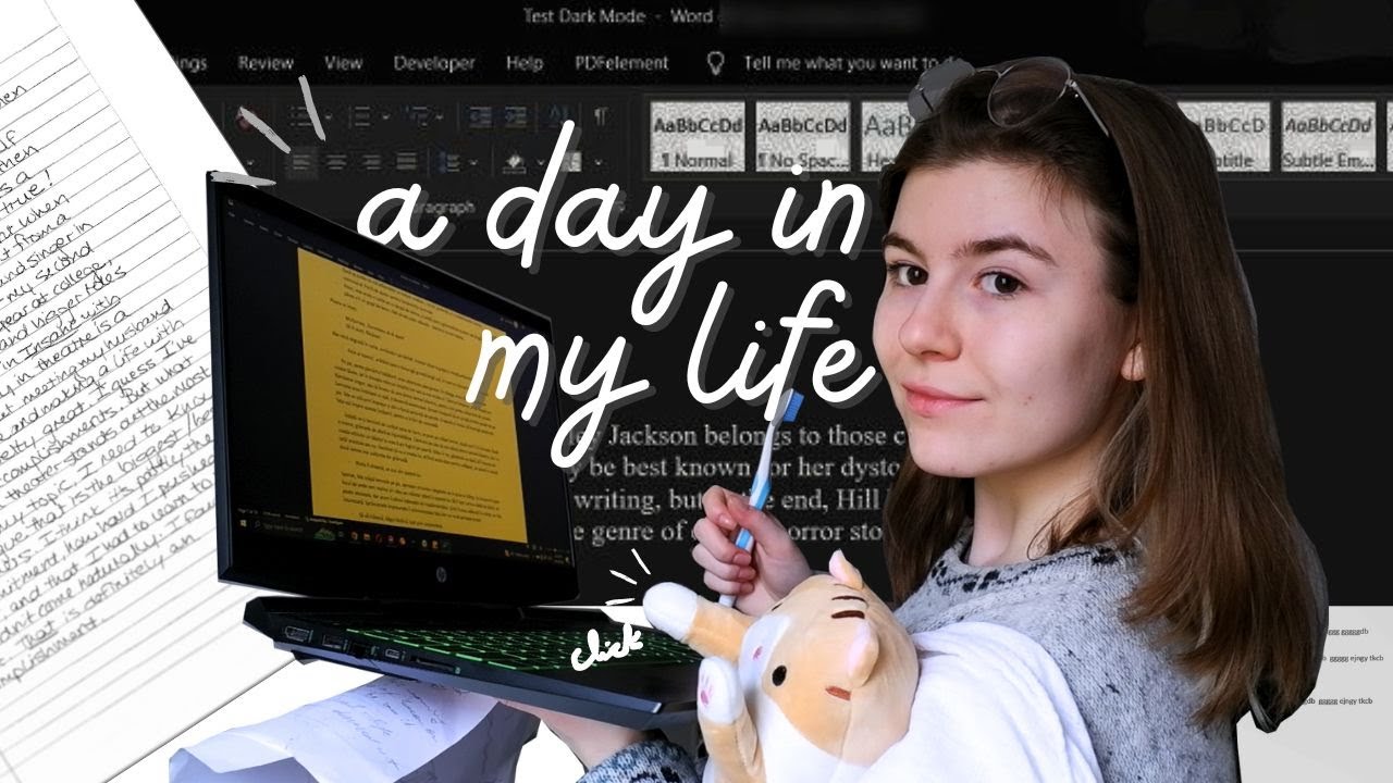 my super realistic morning routine as a newbie writer - YouTube