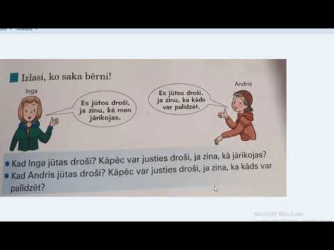 2. TEMATS. Kā veidot sev un citiem drošas attiecības kopienā. Kad es kopā ar citiem jūtos droši