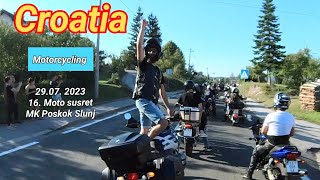 16. Moto susret Slunj 2023 MK Poskok Hrvatska Croatia motorcycling