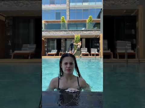 🔥 МОРГЕН со своей ДЕВУШКОЙ 🍑🍑 Диларой в БАССЕЙНЕ