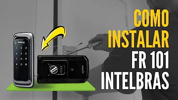 Como instalar fechadura eletrônica com senha?