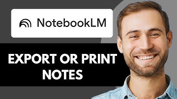 HOW TO EXPORT OR PRINT NOTES FROM NOTEBOOKLM (FULL GUIDE)