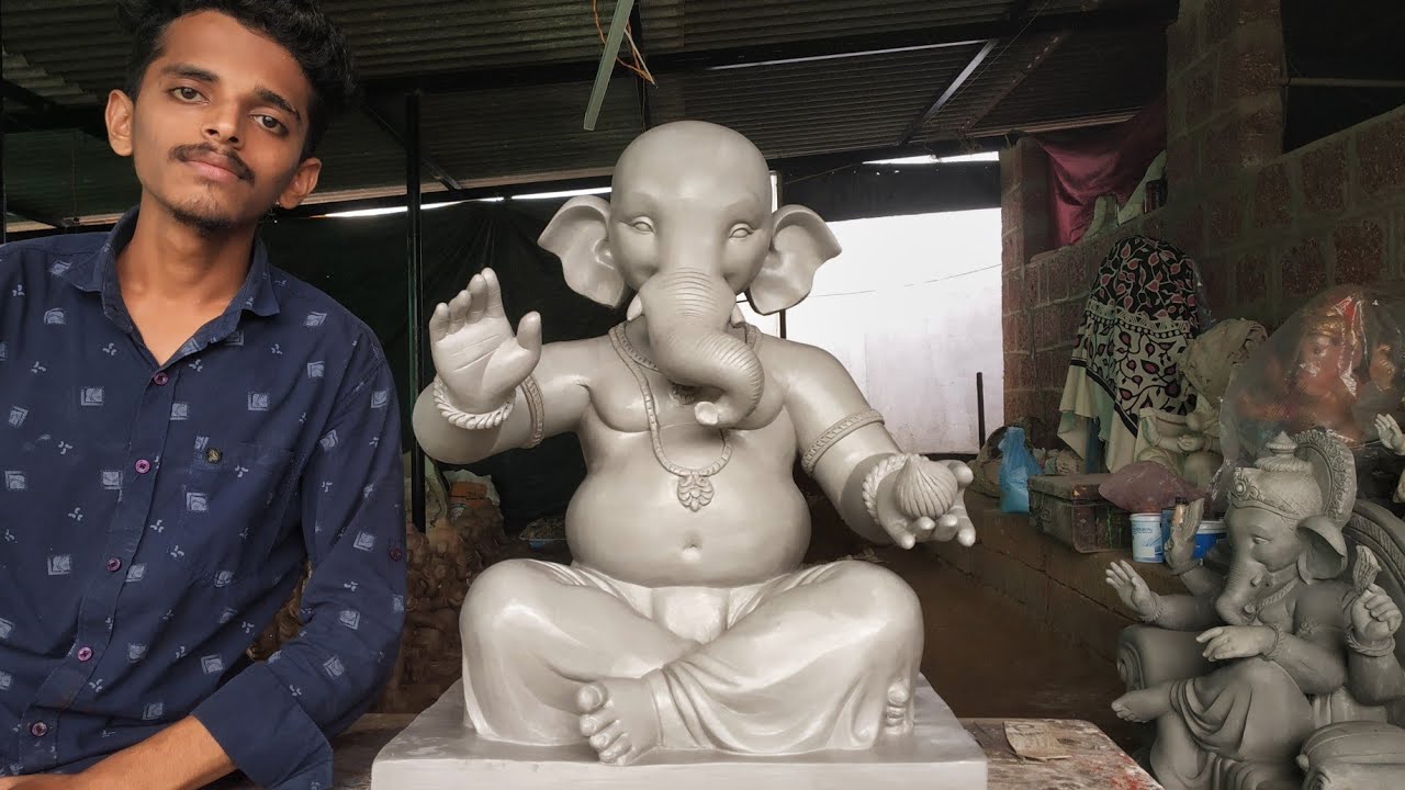 Ganesh idol making 2021 ll how to make Ganesh idol ll Sindhudurg