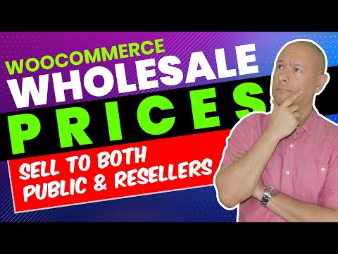 Woocommerce Wholesale Prices Plugin - Sell to both the public and wholesalers from the same website