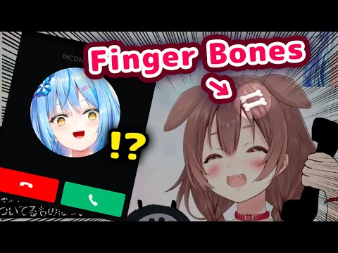 Korone Reveals to Lamy the Bones In Her Hair are from The Fingers Of Listener San【ENG Sub/Hololive】