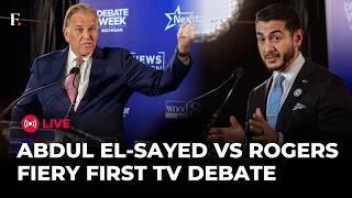 FIRST Abdul El Sayed vs Mike Rogers TV Debate: Sparks Fly As Michigan Rivals Clash | US Midterms