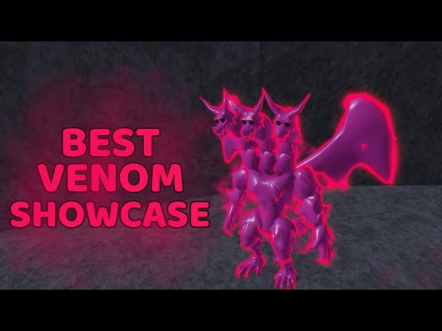 SHOWCASE COMPLETO DA VENOM LV300 NO BLOX FRUITS UPDATE 15 (ROBLOX) 